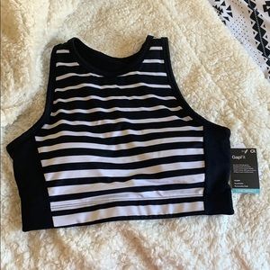 striped workout sports bra ♡